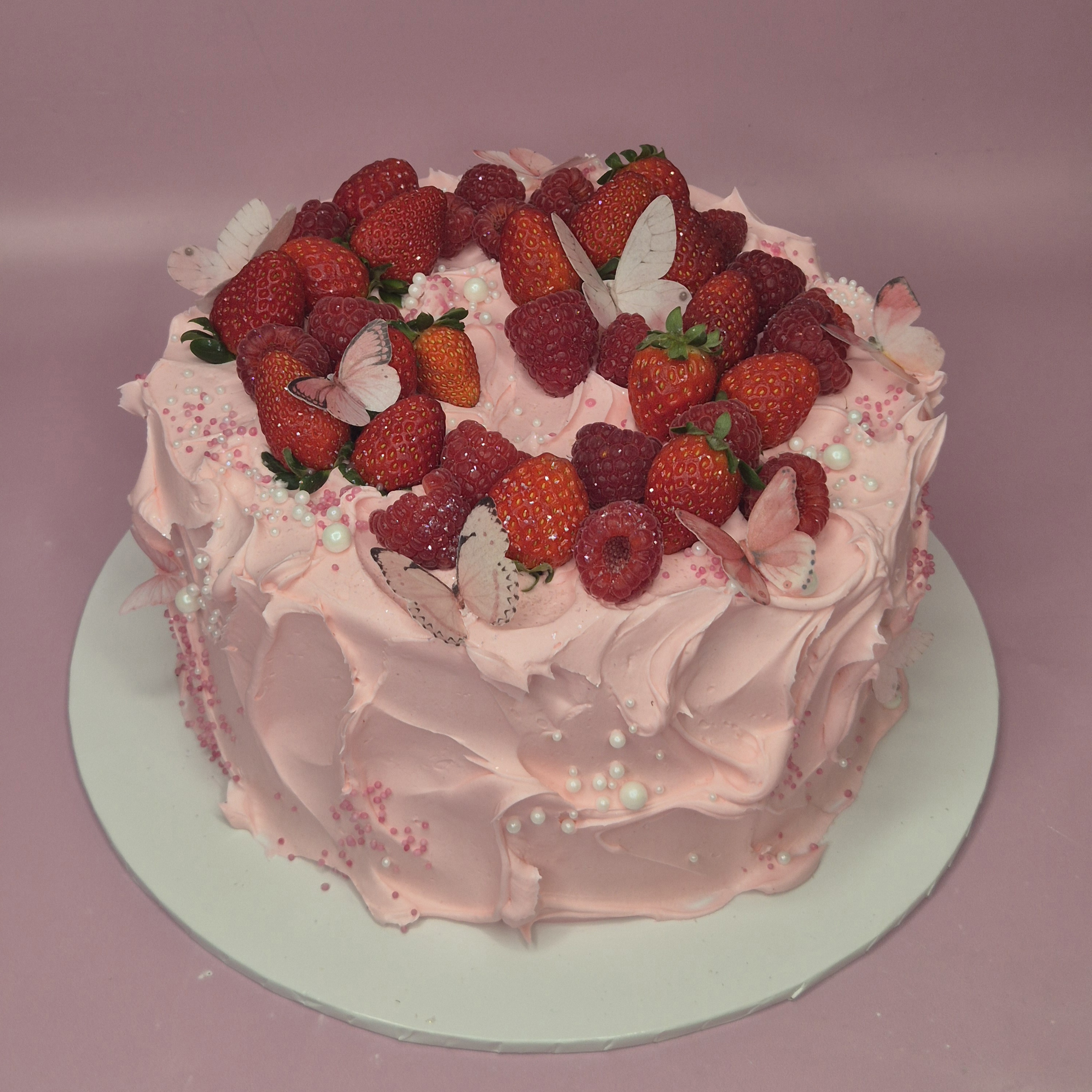 Pink Butterfly Cake from The Sugar Fairy