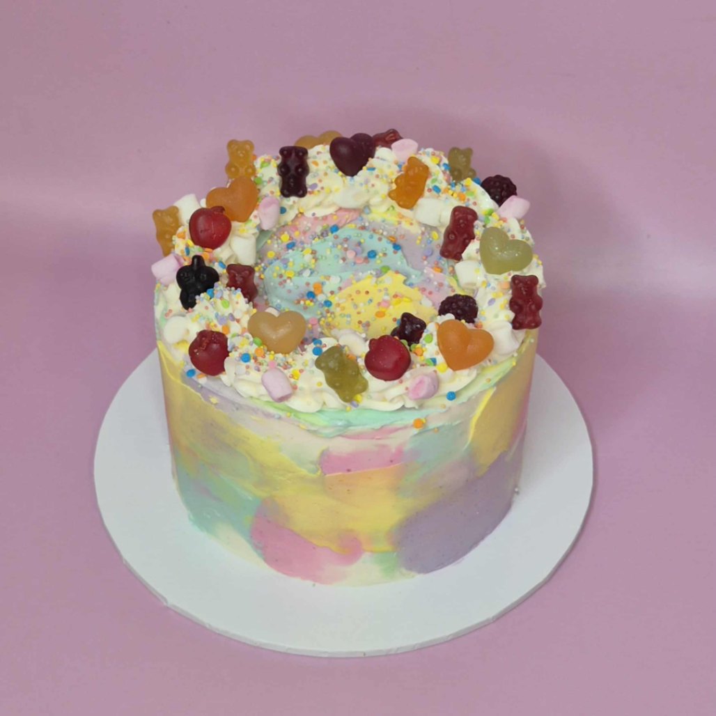 Rainbow Lolly Cake from The Sugar Fairy