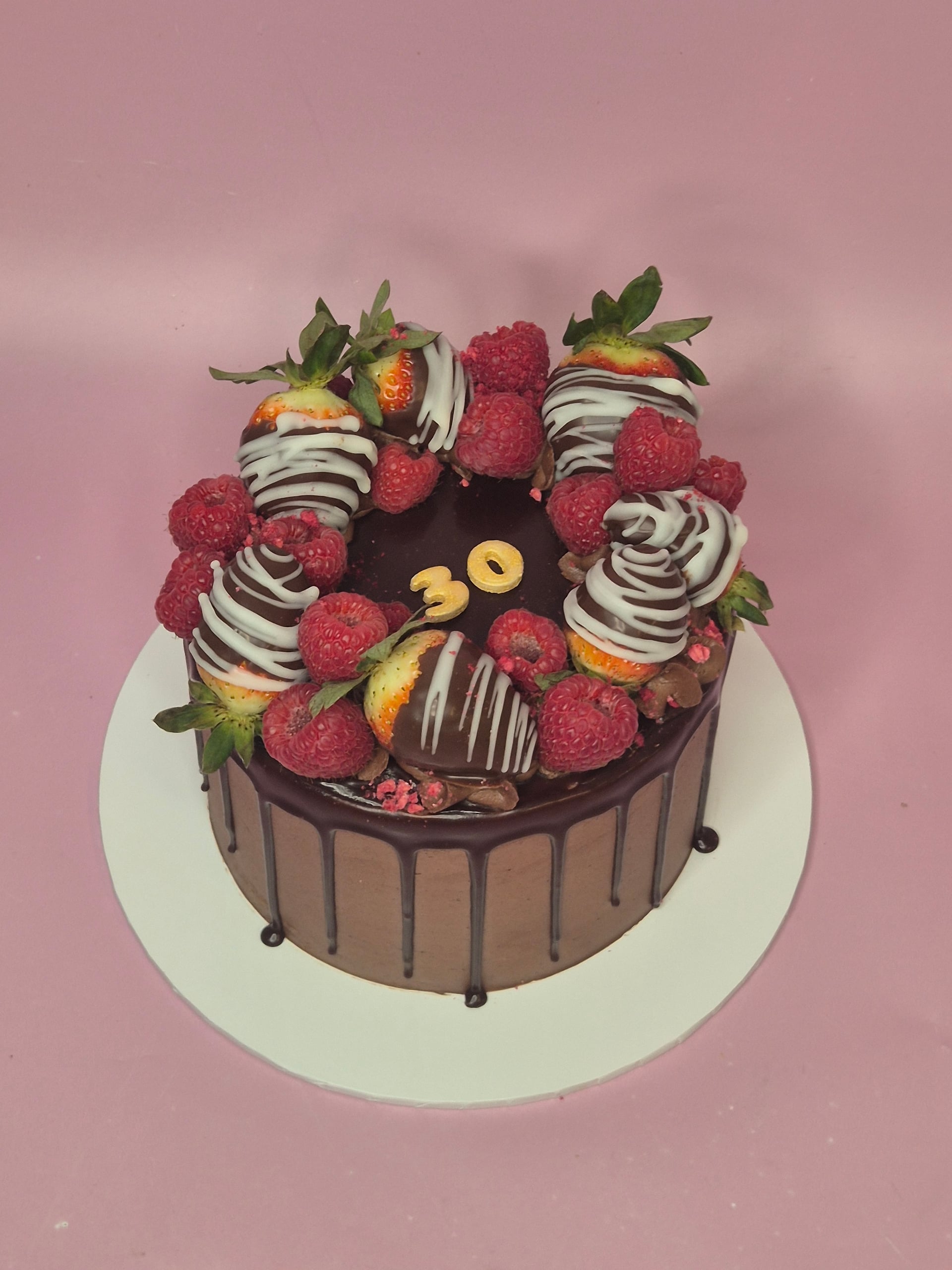 Chocolate Dipped Strawberry Cake from The Sugar Fairy