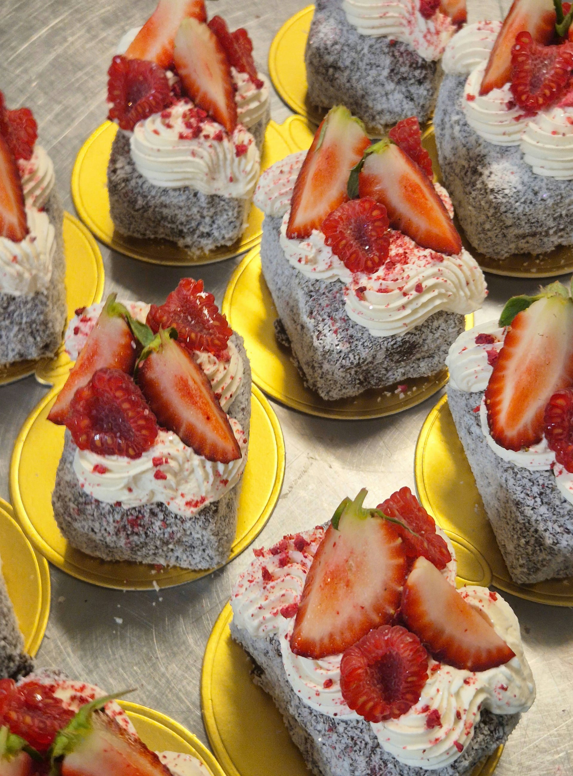 Choc Lamingtons from The Sugar Fairy Cakes