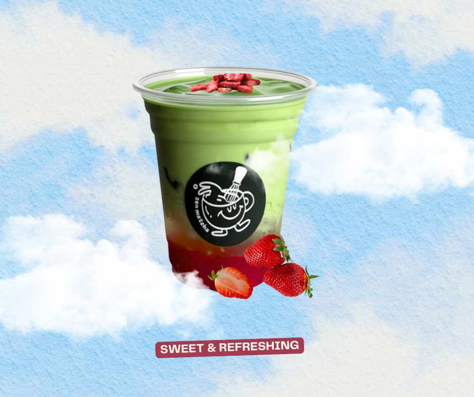 Strawberry Matcha Cloud